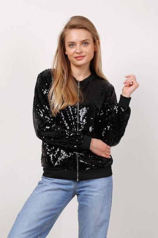 Vestes  Femme Noir MELENA DIFFUSION 8097 Efashion Paris