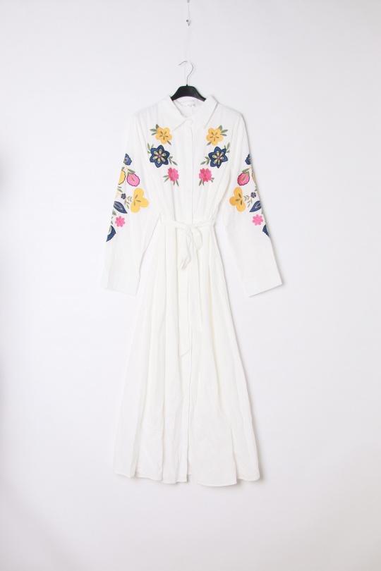 Robes longues Femme Blanc MELENA DIFFUSION L201 Efashion Paris