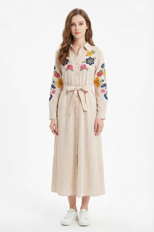 Robes longues Femme Blanc MELENA DIFFUSION L201 Efashion Paris