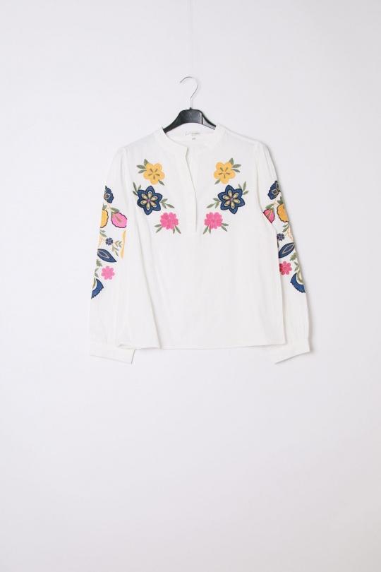 Blouses Femme Blanc MELENA DIFFUSION L202 Efashion Paris