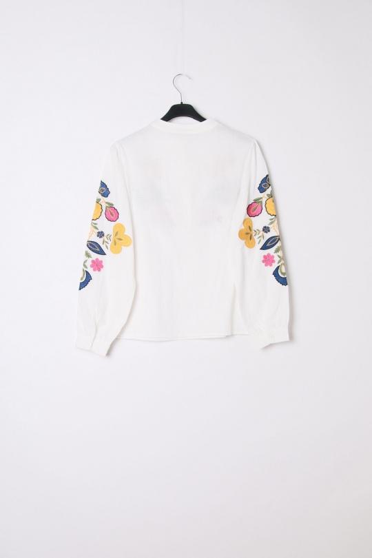 Blouses Femme Blanc MELENA DIFFUSION L202 Efashion Paris