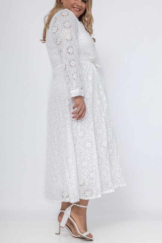 Robes & Combinaisons Femme Blanc MELENA DIFFUSION 1606 Efashion Paris