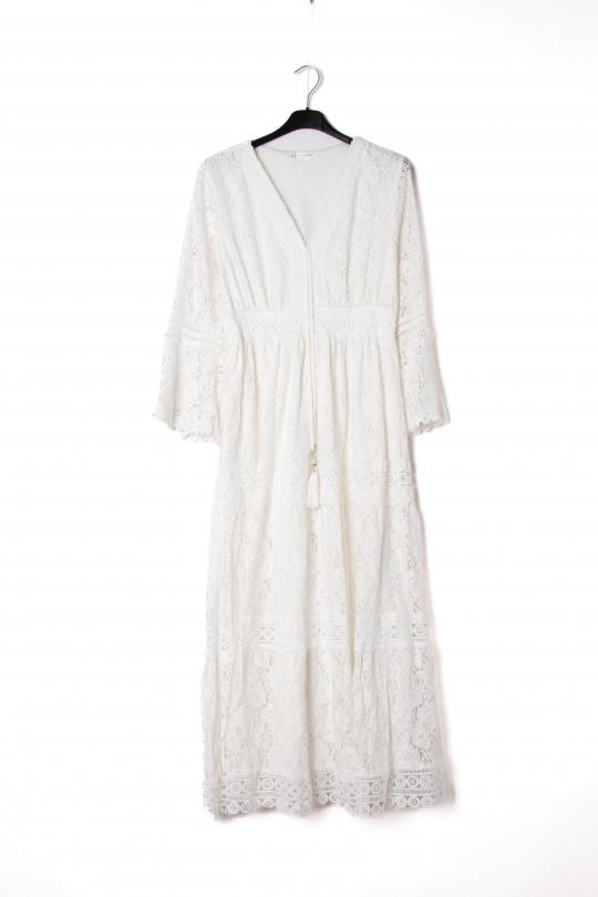 Robes longues Femme Blanc MELENA DIFFUSION 1809 Efashion Paris
