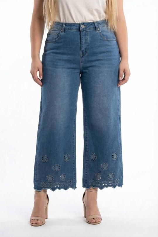Jeans Femme Bleu jean MELENA DIFFUSION WS027 Efashion Paris