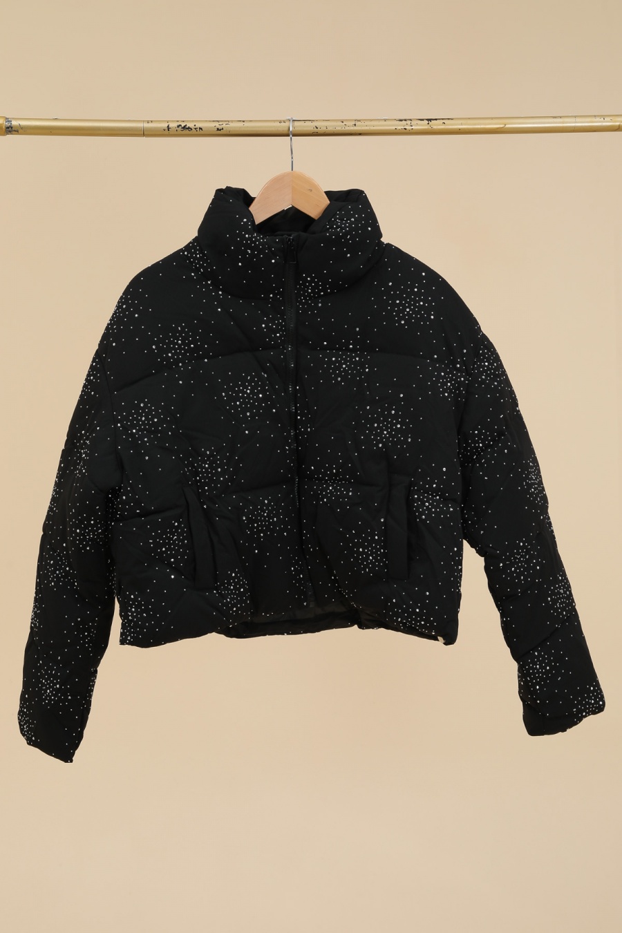 Doudounes Femme Noir MELENA DIFFUSION B673 #c Efashion Paris