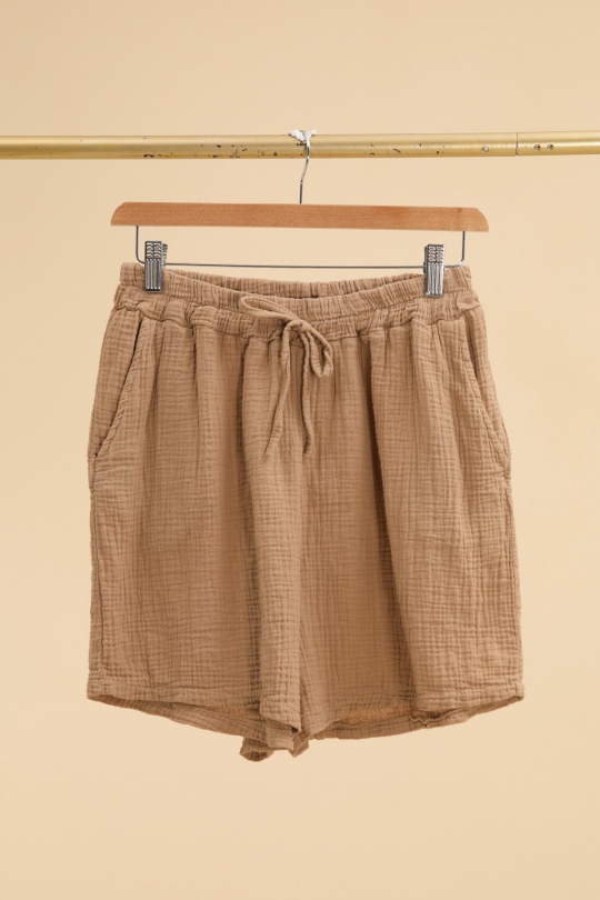Shorts Mujer Camel ZELIA 9184 Efashion Paris
