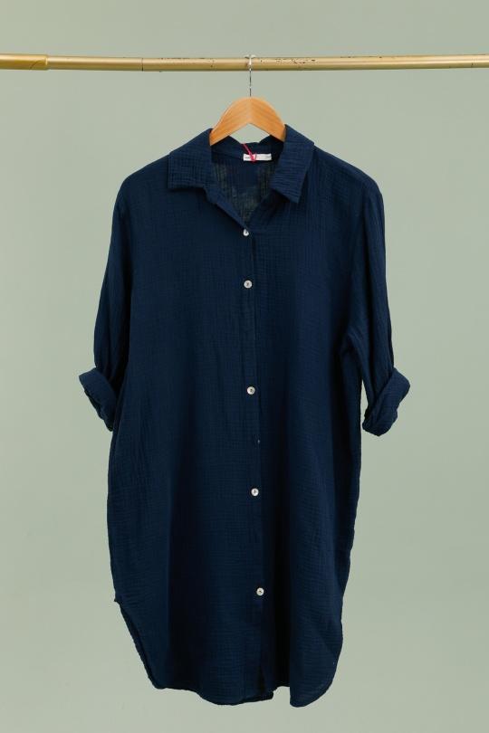 Chemises Femme Marine ZELIA 90671 Efashion Paris
