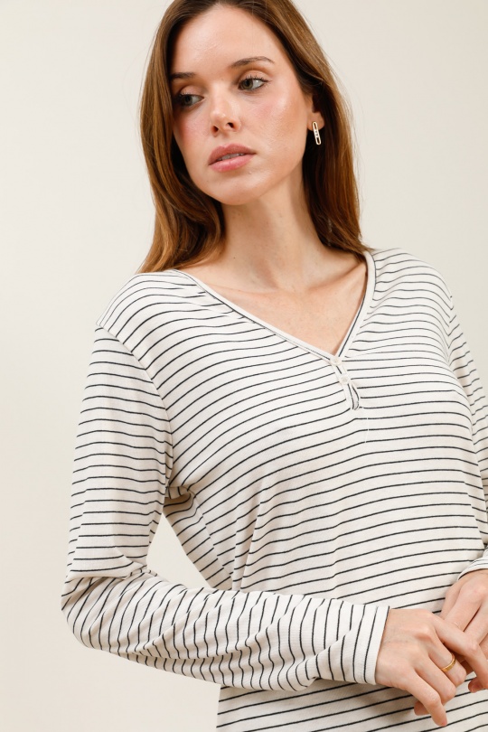 T-shirts Women Beige ZELIA 59910 Efashion Paris