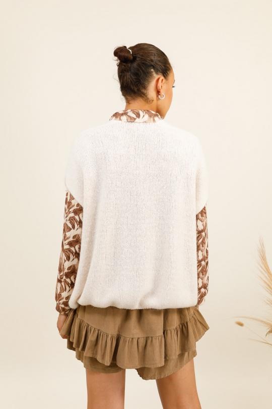 Cardigans Women Red ZELIA 25857 Efashion Paris