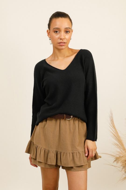 Jumpers Women Black ZELIA 8001 Efashion Paris