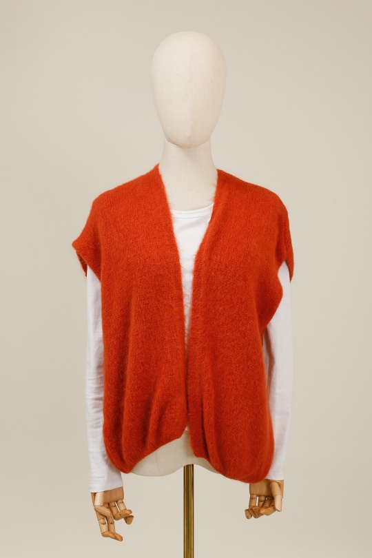 Cardigans Women Red ZELIA 25857 Efashion Paris