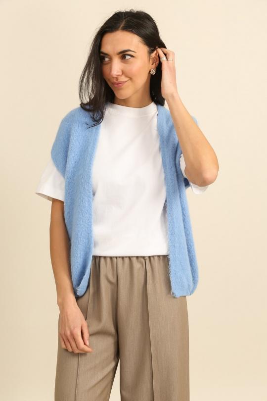 Cardigans Women Red ZELIA 25857 Efashion Paris