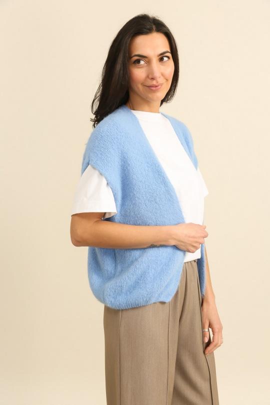 Cardigans Women Red ZELIA 25857 Efashion Paris