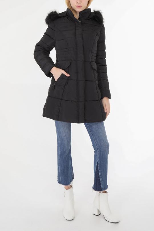 Doudounes Femme Noir ZELIA 1916F Efashion Paris