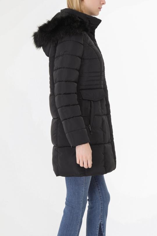 Doudounes Femme Noir ZELIA 1916F Efashion Paris