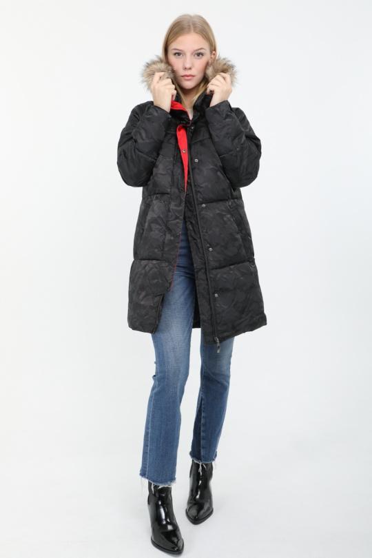 Doudounes Femme Noir ZELIA 1927F Efashion Paris