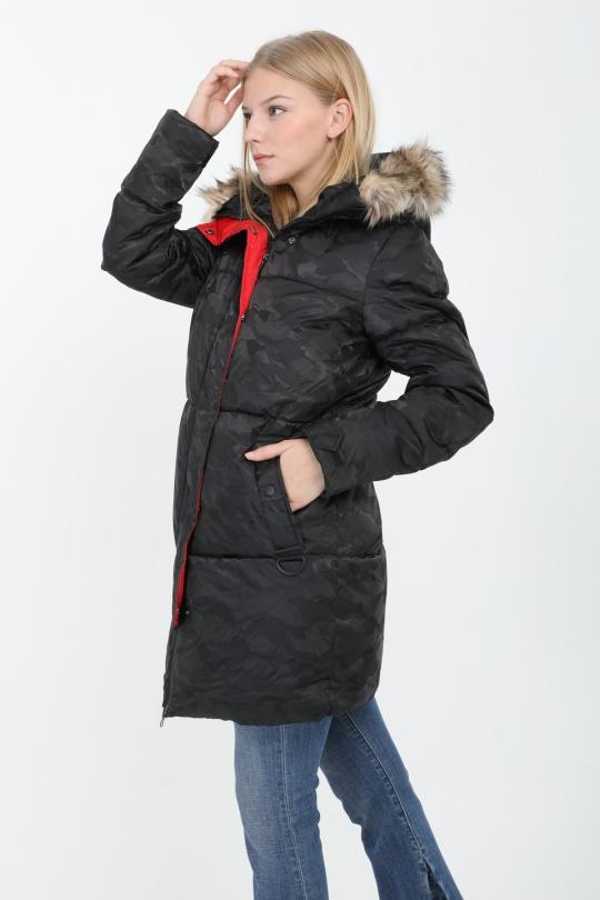 Doudounes Femme Noir ZELIA 1927F Efashion Paris