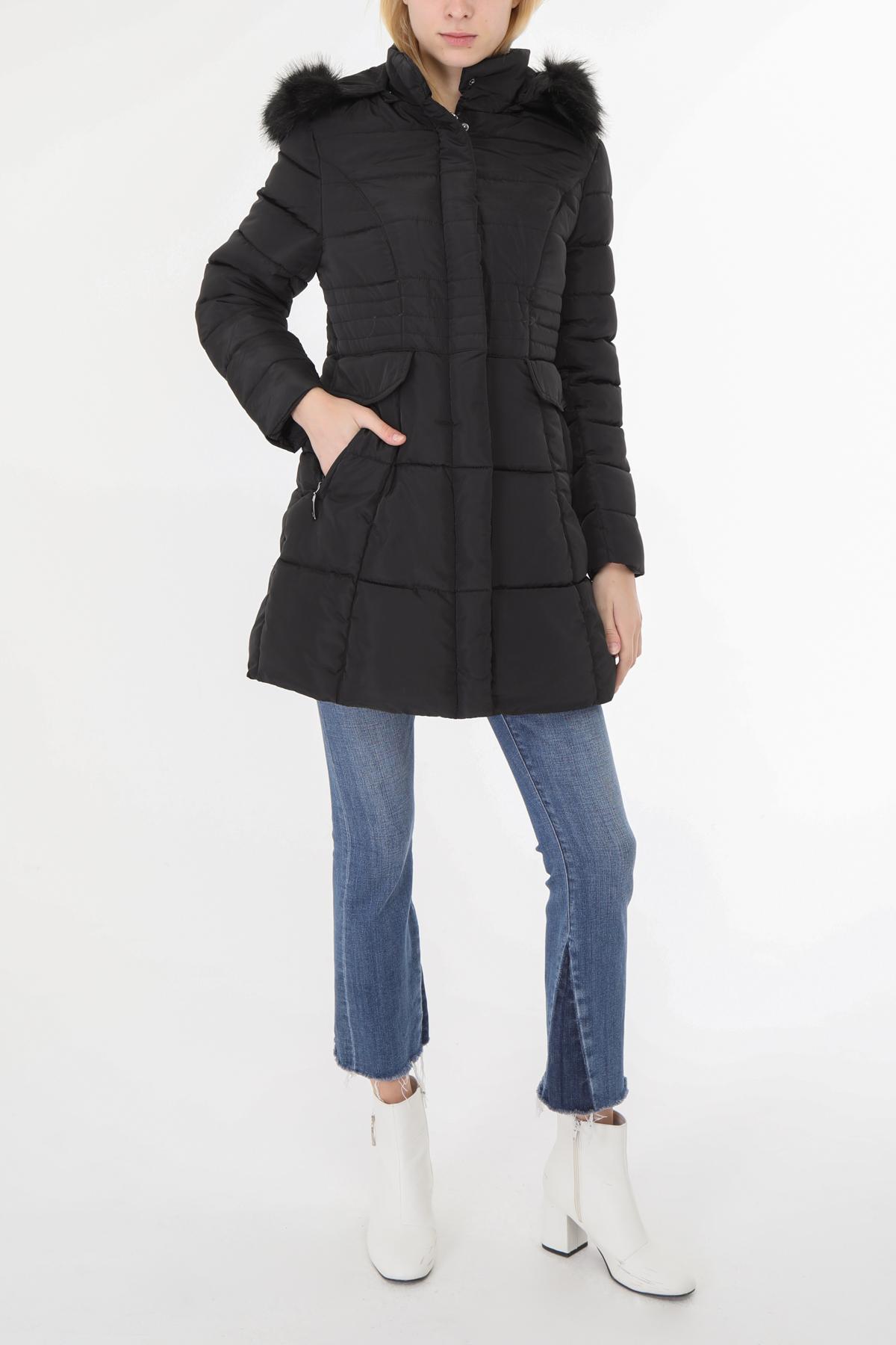 Doudounes Femme Noir ZELIA 1916F #c Efashion Paris