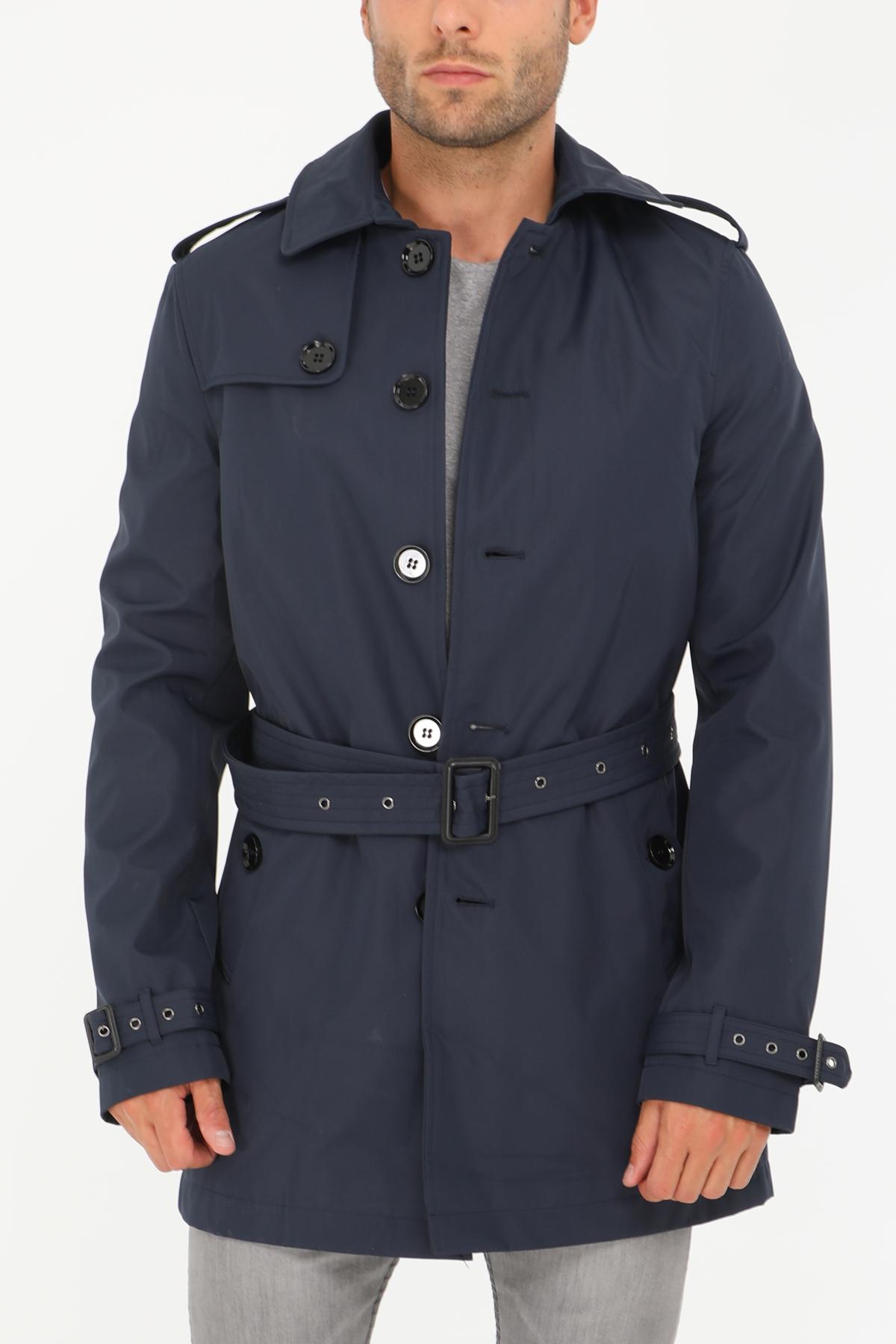 Manteaux Homme Navy ZELIA 51923H #c Efashion Paris