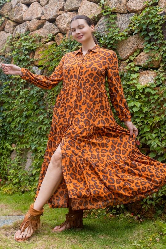 Vestidos largos Mujer Orange LAST QUEEN 2424-1400 Efashion Paris