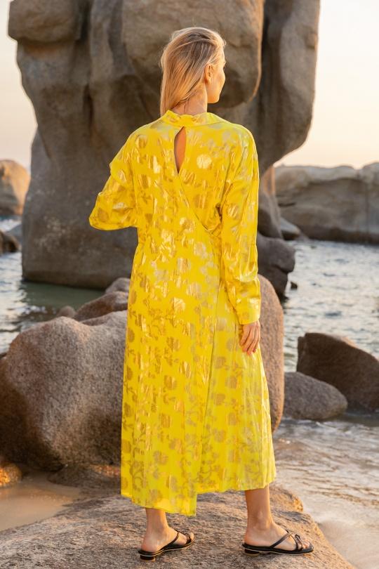 Maxi dresses Women Yellow LAST QUEEN 6996-02YELLOW Efashion Paris