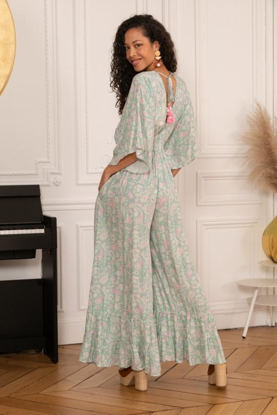 Combinaisons Femme Vert clair LAST QUEEN 2301-1472 Efashion Paris