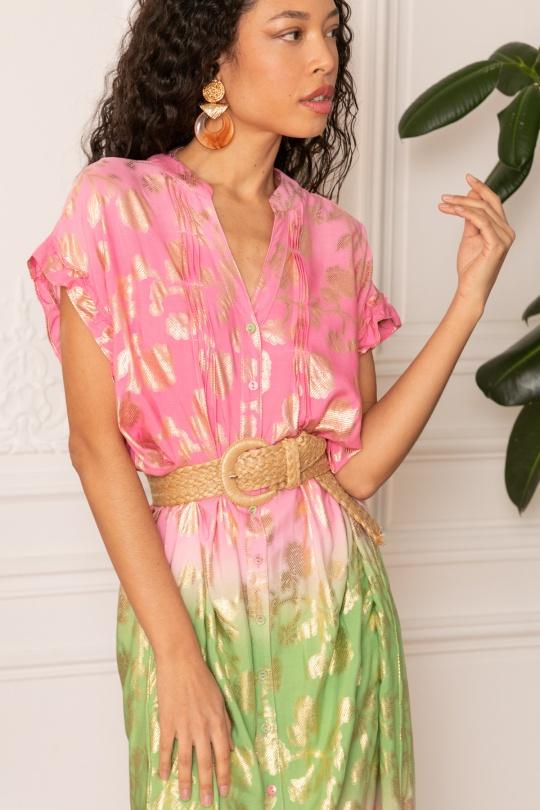 Robes longues Femme Rose LAST QUEEN 1039-1453 Efashion Paris