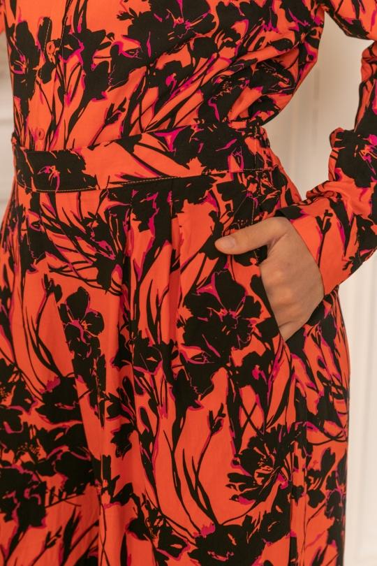 Ensembles Femme Orange LAST QUEEN SUIT-1652 Efashion Paris