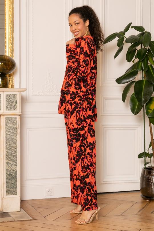 Ensembles Femme Orange LAST QUEEN SUIT-1652 Efashion Paris