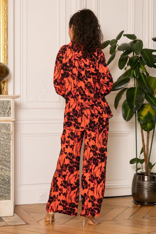 Ensembles Femme Orange LAST QUEEN SUIT-1652 Efashion Paris