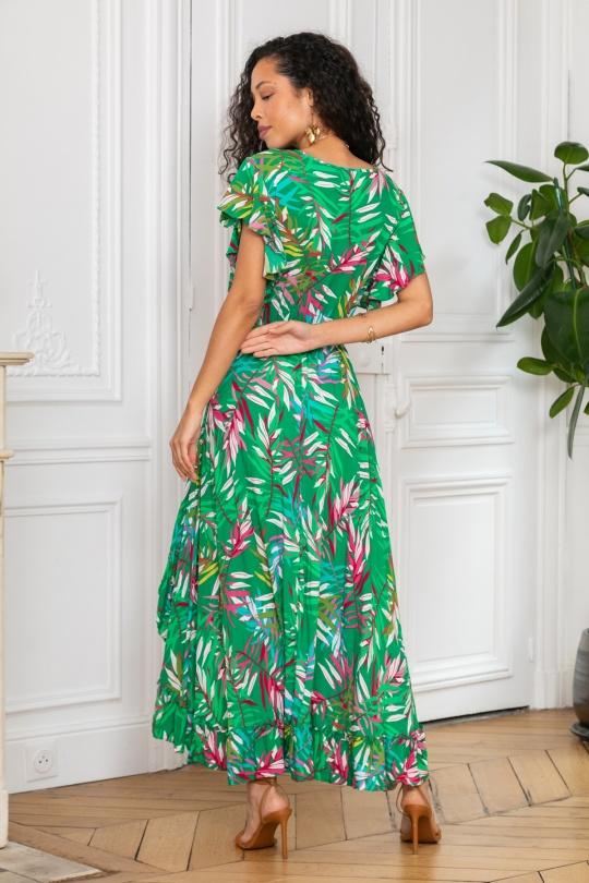 Maxi dresses Women Green LAST QUEEN 1001-1656 Efashion Paris