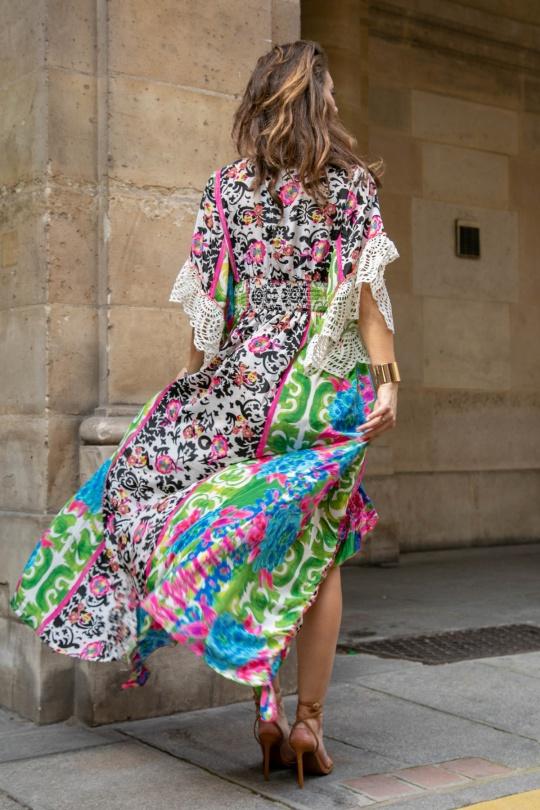 Vestidos largos Mujer Green LAST QUEEN 4251 Efashion Paris