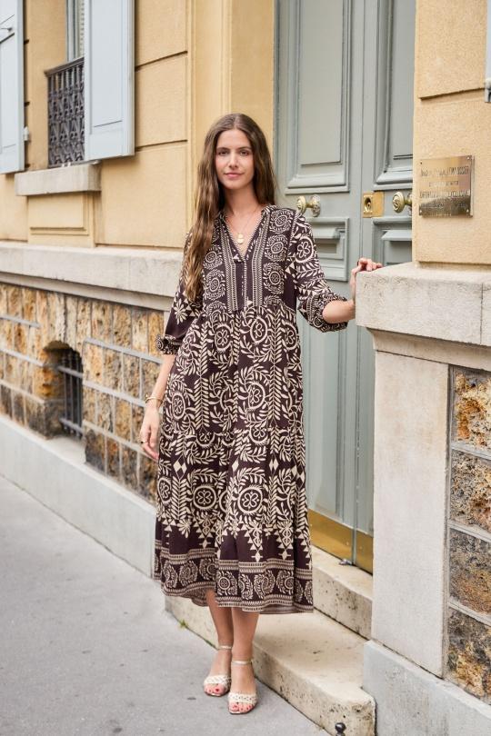 Vestidos largos Mujer Black LAST QUEEN 1077-1876 Efashion Paris