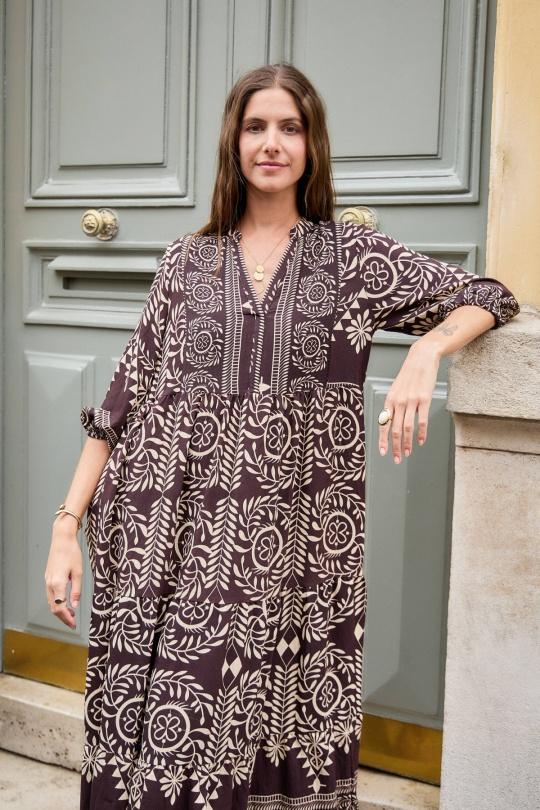 Vestidos largos Mujer Black LAST QUEEN 1077-1876 Efashion Paris