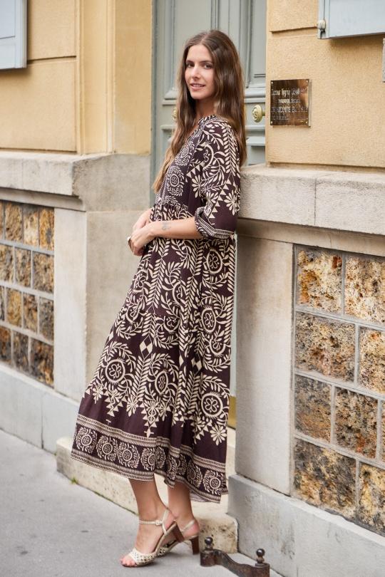 Vestidos largos Mujer Black LAST QUEEN 1077-1876 Efashion Paris