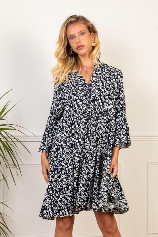 Robes courtes Femme Marine LAST QUEEN 8949-51165 Efashion Paris