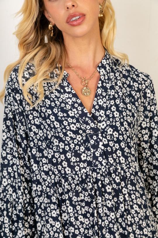 Robes courtes Femme Marine LAST QUEEN 8949-51165 Efashion Paris