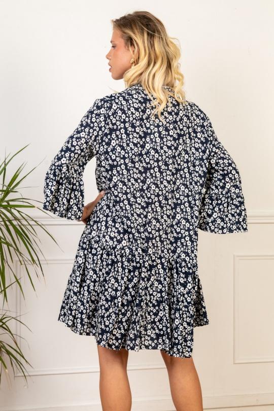 Robes courtes Femme Marine LAST QUEEN 8949-51165 Efashion Paris