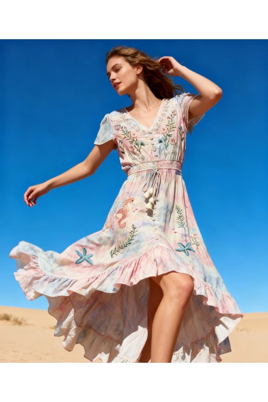 Robes longues Femme Blush LAST QUEEN D1066-1790 Efashion Paris