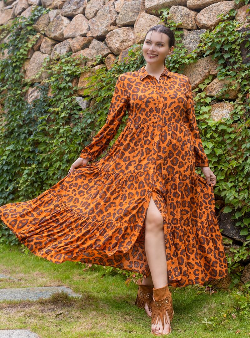 Vestidos largos Mujer Orange LAST QUEEN 2424-1400 #c Efashion Paris