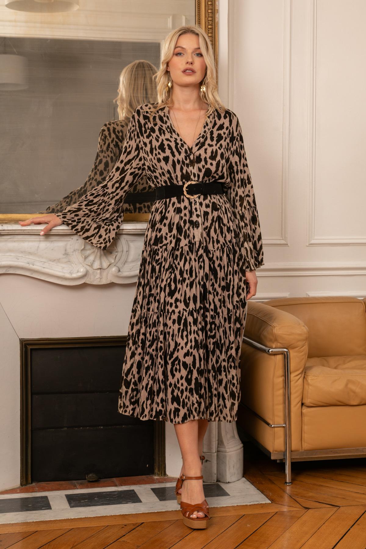 Vestidos largos Mujer Khaki LAST QUEEN 9984-3964 #c Efashion Paris