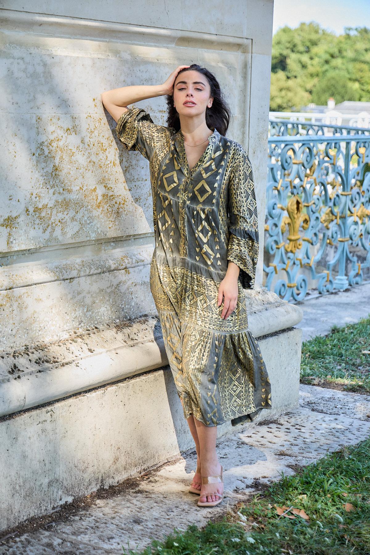 Vestidos largos Mujer Coffee LAST QUEEN 9984-22104 #c Efashion Paris