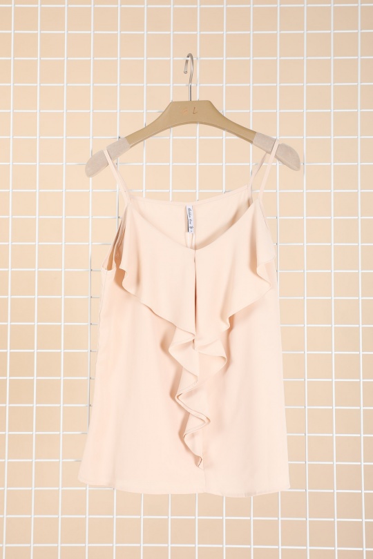 Débardeurs Femme Beige Golden Live 8980 Efashion Paris