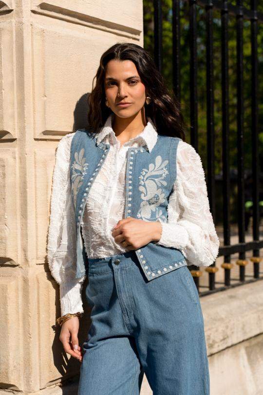 Cardigans Women Blue Golden Live 9505 Efashion Paris