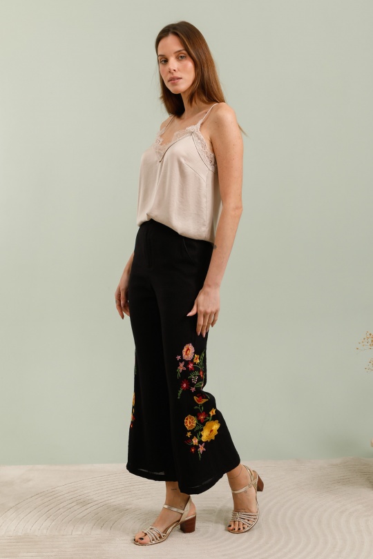 Pantalones Mujer Black Golden Live 9278 Efashion Paris