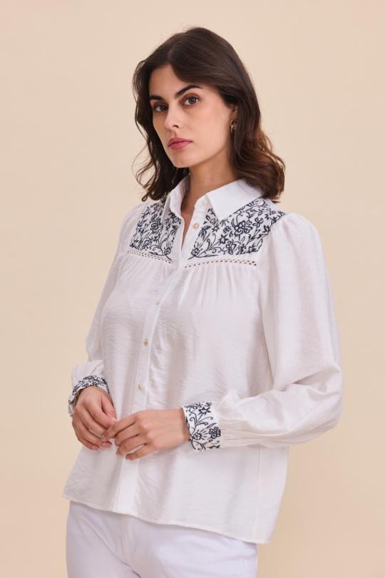 Shirts Women Marine blue Golden Live 9274 Efashion Paris