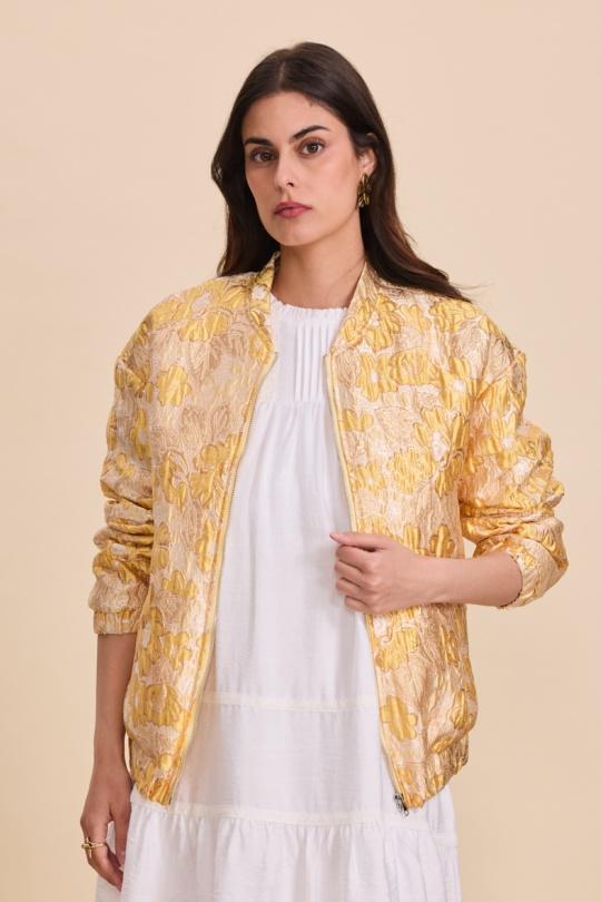 Jackets Women Yellow Golden Live 2415 Efashion Paris