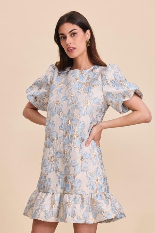 Robes courtes Femme Bleu Golden Live 2412 Efashion Paris