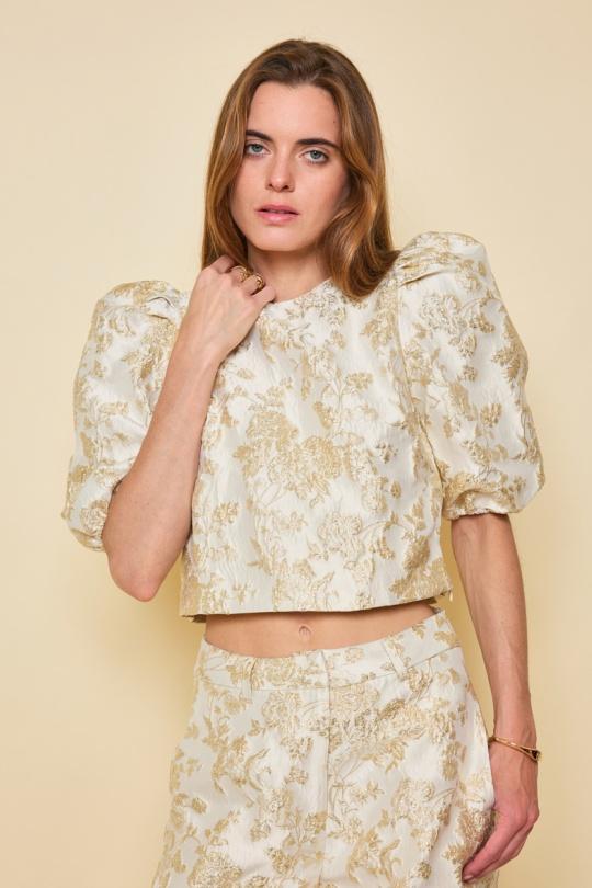 Tops Femme Beige Golden Live L060 Efashion Paris