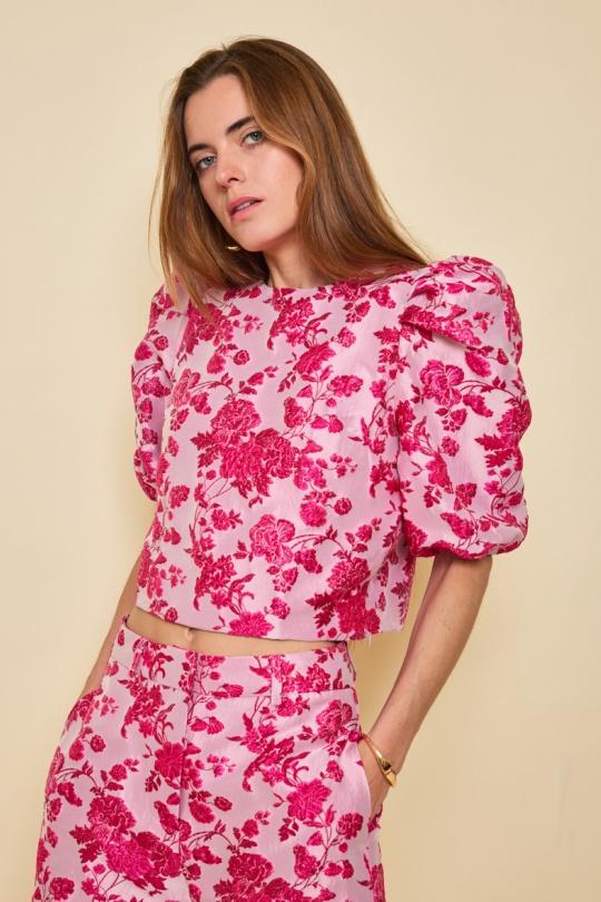 Tops Femme Fuschia Golden Live L060 Efashion Paris
